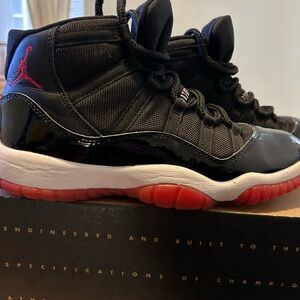 Kids Black and Red Athletic Shoes